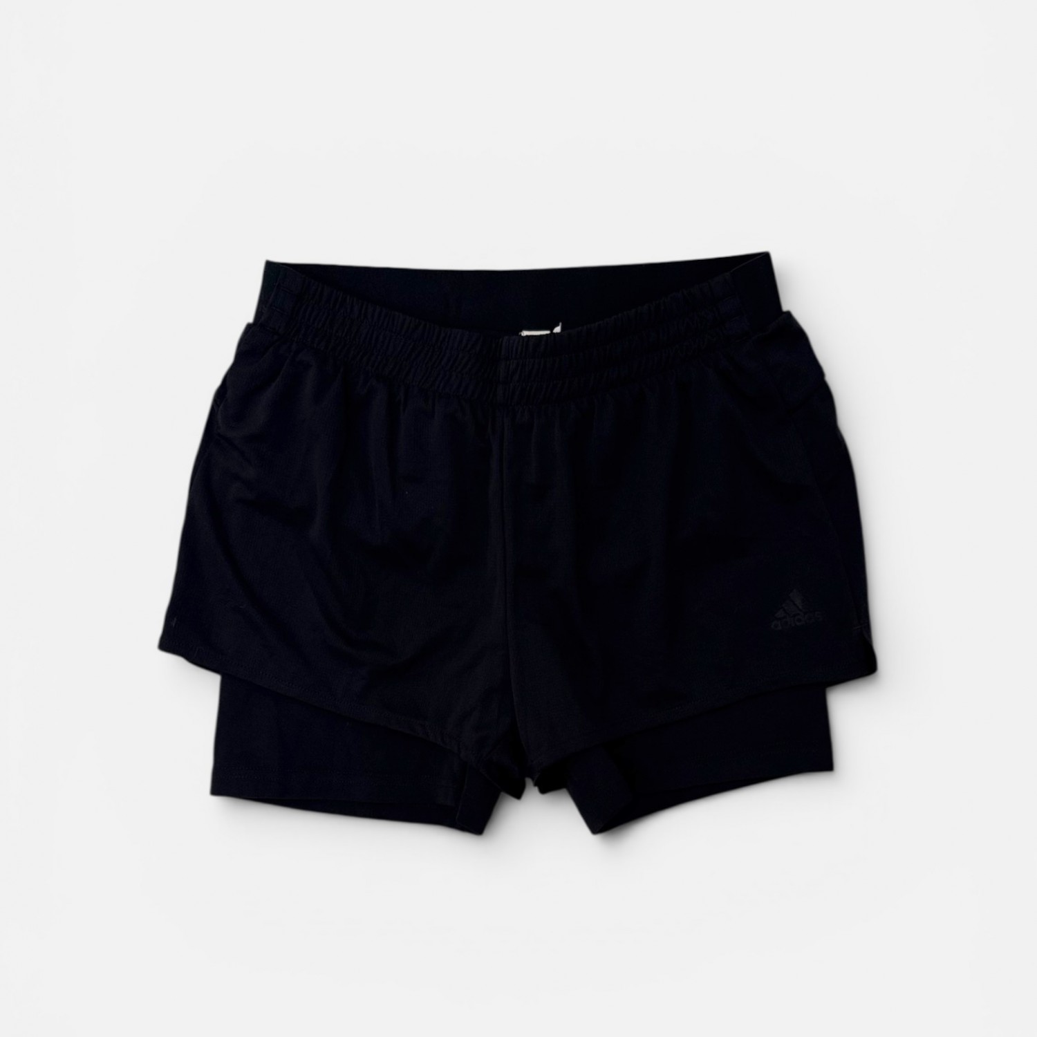 Adidas Climachill Γυναικείο Running 2-in-1 Σορτς Μαύρο